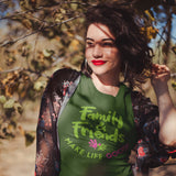 Make Life Good! 100% Cotton T-Shirt with Family & Friends Make Life Good! Multi-Color Custom Graphic for Men & Women, Unisex Tee