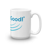Ripples Graphic Ceramic Coffee Mug by Make Life Good