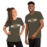 Make Life Good! 100% Cotton T-Shirt with "Make Life Good" & "Live Life Kindly!" Custom Graphic for Men & Women, Unisex Tee