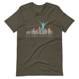 Make Life Good! 100% Cotton T-Shirt with I Run to Make Life Good! for Others Custom Graphic for Men & Women, Unisex Tee