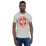 Make Life Good! 100% Cotton T-Shirt with Make Life Good! Vote As If Your Life Depends On It Custom Graphic for Men & Women, Unisex Tee