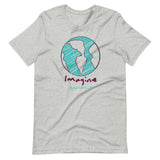 Make Life Good! 100% Cotton T-Shirt with Imagine Make Life Good! Earth Custom Graphic for Men & Women, Unisex Tee