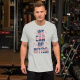 Make Life Good! 100% Cotton T-Shirt with We Can Do Better! U.S. Flag Color Custom Graphic for Men & Women, Unisex Tee