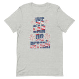 Make Life Good! 100% Cotton T-Shirt with We Can Do Better! U.S. Flag Color Custom Graphic for Men & Women, Unisex Tee