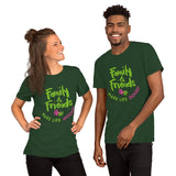 Make Life Good! 100% Cotton T-Shirt with Family & Friends Make Life Good! Multi-Color Custom Graphic for Men & Women, Unisex Tee