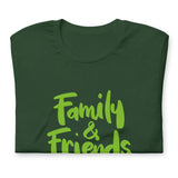 Make Life Good! 100% Cotton T-Shirt with Family & Friends Make Life Good! Multi-Color Custom Graphic for Men & Women, Unisex Tee