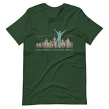 Make Life Good! 100% Cotton T-Shirt with I Run to Make Life Good! for Others Custom Graphic for Men & Women, Unisex Tee