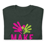 Make Life Good! 100% Cotton T-Shirt with Make Life Good! Logo Custom Graphic for Men & Women, Unisex Tee