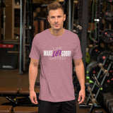 Make Life Good! 100% Cotton T-Shirt with "Make Life Good" & "Live Life United" Custom Graphic for Men & Women, Unisex Tee