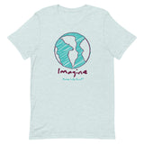 Make Life Good! 100% Cotton T-Shirt with Imagine Make Life Good! Earth Custom Graphic for Men & Women, Unisex Tee