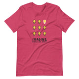Make Life Good! 100% Cotton T-Shirt with Imagine Make Life Good! Light Bulb Custom Graphic for Men & Women, Unisex Tee