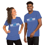 Make Life Good! 100% Cotton T-Shirt with "Make Life Good" & "Live Life Generously!" Custom Graphic for Men & Women, Unisex Tee