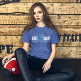 Make Life Good! 100% Cotton T-Shirt with "Make Life Good" & "Live Life Generously!" Custom Graphic for Men & Women, Unisex Tee