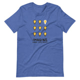 Make Life Good! 100% Cotton T-Shirt with Imagine Make Life Good! Light Bulb Custom Graphic for Men & Women, Unisex Tee