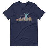 Make Life Good! 100% Cotton T-Shirt with I Run to Make Life Good! for Others Custom Graphic for Men & Women, Unisex Tee