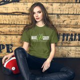Make Life Good! 100% Cotton T-Shirt with "Make Life Good" & "Live Life Mindfully!" Custom Graphic for Men & Women, Unisex Tee