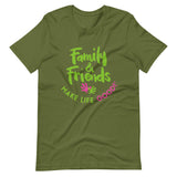 Make Life Good! 100% Cotton T-Shirt with Family & Friends Make Life Good! Multi-Color Custom Graphic for Men & Women, Unisex Tee