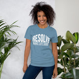 Make Life Good! 100% Cotton T-Shirt with Resolve Make Life Good! Custom Graphic for Men & Women, Unisex Tee
