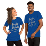 Make Life Good! 100% Cotton T-Shirt with Family & Friends Make Life Good! Grayscale Color Custom Graphic for Men & Women, Unisex Tee