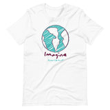 Make Life Good! 100% Cotton T-Shirt with Imagine Make Life Good! Earth Custom Graphic for Men & Women, Unisex Tee