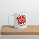 Make Life Good! Ceramic Coffee Mug with Vote As If Your Life Depends On It Custom Graphic - Java & Tea Cup