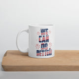 Make Life Good! Ceramic Coffee Mug with We Can Do Better U.S. Flag Custom Graphic - Java & Tea Cup