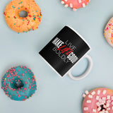 Make Life Good! Ceramic Coffee Mug with Live Life Boldly Custom Graphic - Java & Tea Cup