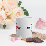 Make Life Good! Ceramic Coffee Mug with Live Life Civilly Custom Graphic - Java & Tea Cup