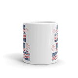 Make Life Good! Ceramic Coffee Mug with We Can Do Better U.S. Flag Custom Graphic - Java & Tea Cup