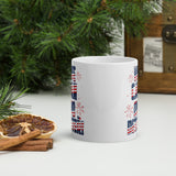 Make Life Good! Ceramic Coffee Mug with We Can Do Better U.S. Flag Custom Graphic - Java & Tea Cup