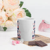 Make Life Good! Ceramic Coffee Mug with We Can Do Better U.S. Flag Custom Graphic - Java & Tea Cup