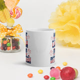 Make Life Good! Ceramic Coffee Mug with We Can Do Better U.S. Flag Custom Graphic - Java & Tea Cup