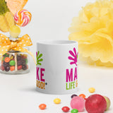 Make Life Good! Ceramic Coffee Mug with Make Life Good Logo Custom Graphic - Java & Tea Cup