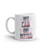 Make Life Good! Ceramic Coffee Mug with We Can Do Better U.S. Flag Custom Graphic - Java & Tea Cup