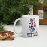 Make Life Good! Ceramic Coffee Mug with We Can Do Better U.S. Flag Custom Graphic - Java & Tea Cup
