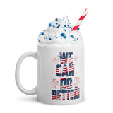 Make Life Good! Ceramic Coffee Mug with We Can Do Better U.S. Flag Custom Graphic - Java & Tea Cup