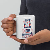 Make Life Good! Ceramic Coffee Mug with We Can Do Better U.S. Flag Custom Graphic - Java & Tea Cup