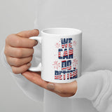 Make Life Good! Ceramic Coffee Mug with We Can Do Better U.S. Flag Custom Graphic - Java & Tea Cup