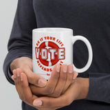 Make Life Good! Ceramic Coffee Mug with Vote As If Your Life Depends On It Custom Graphic - Java & Tea Cup