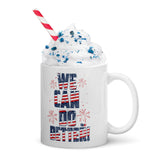 Make Life Good! Ceramic Coffee Mug with We Can Do Better U.S. Flag Custom Graphic - Java & Tea Cup