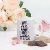 Make Life Good! Ceramic Coffee Mug with We Can Do Better U.S. Flag Custom Graphic - Java & Tea Cup