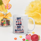 Make Life Good! Ceramic Coffee Mug with We Can Do Better U.S. Flag Custom Graphic - Java & Tea Cup