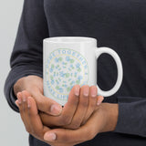 Make Life Good! Ceramic Coffee Mug with Come Together Custom Graphic - Java & Tea Cup