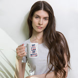 Make Life Good! Ceramic Coffee Mug with We Can Do Better U.S. Flag Custom Graphic - Java & Tea Cup