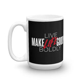 Live Life Boldly Graphic Ceramic Coffee Mug by Make Life Good