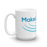 Ripples Graphic Ceramic Coffee Mug by Make Life Good