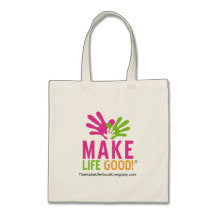 Make Life Good Logo Small Tote Bag