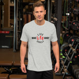 Make Life Good! 100% Cotton T-Shirt with "Make Life Good" & "Live Life Civilly" Custom Graphic for Men & Women, Unisex Tee