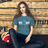 Make Life Good! 100% Cotton T-Shirt with "Make Life Good" & "Live Life Peacefully!" Custom Graphic for Men & Women, Unisex Tee
