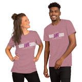 Make Life Good! 100% Cotton T-Shirt with "Make Life Good" & "Live Life United" Custom Graphic for Men & Women, Unisex Tee